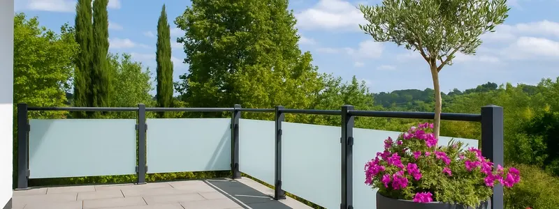 Terrassengeländer im Bezirk Hollabrunn